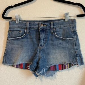 Joe’s jeans size 25 jean shorts